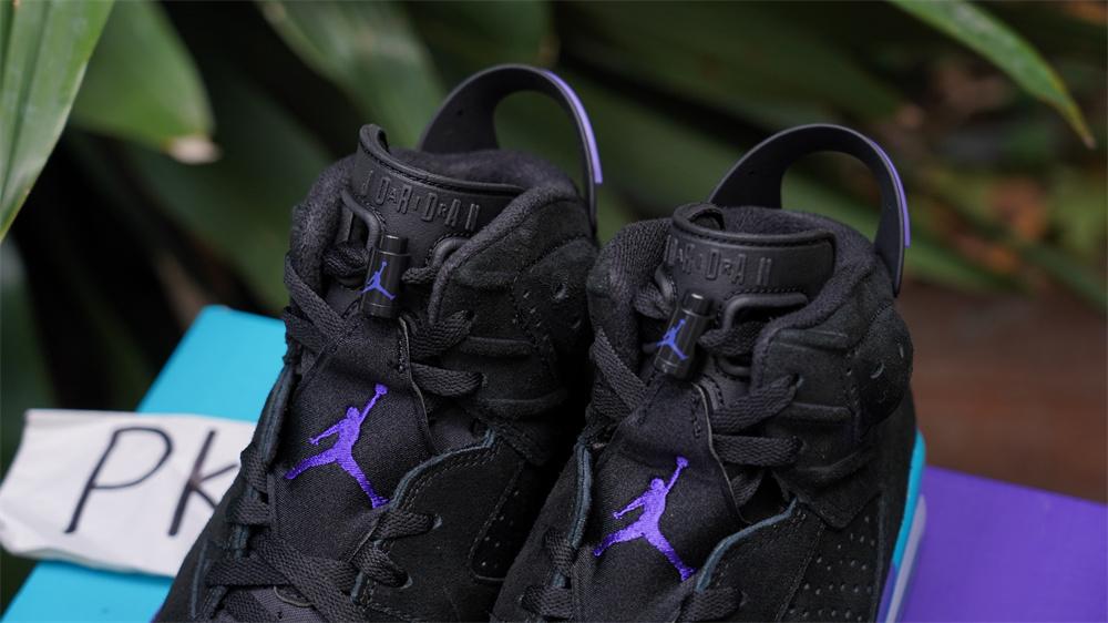 PK GOD Jordan Air Jordan 6 Aqua Black Purple RETAIL MATERIALS READY TO SHIP